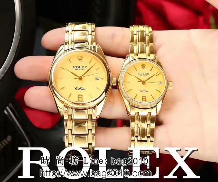 勞力士ROLEX 316L精鋼表殼 全自動機械 情侶腕表 WSS3281